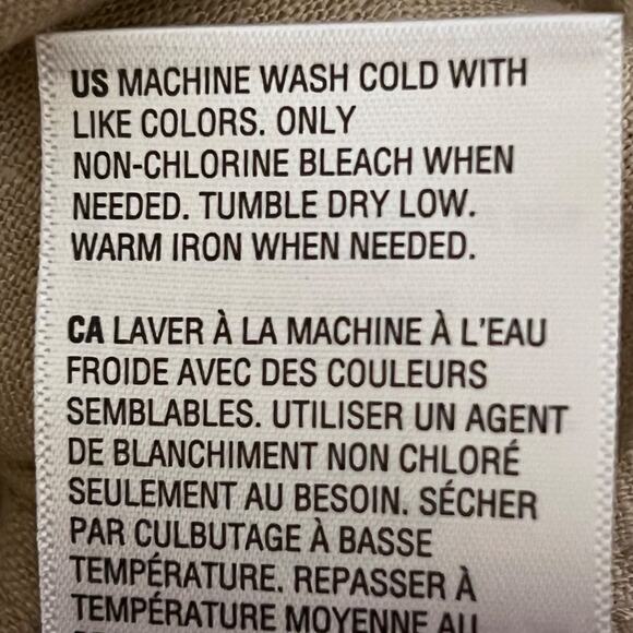 Womens XL Romper Linen Shorts Jumpsuit Classic Resort Elegant Preppy Boho Casual - Picture 15 of 15